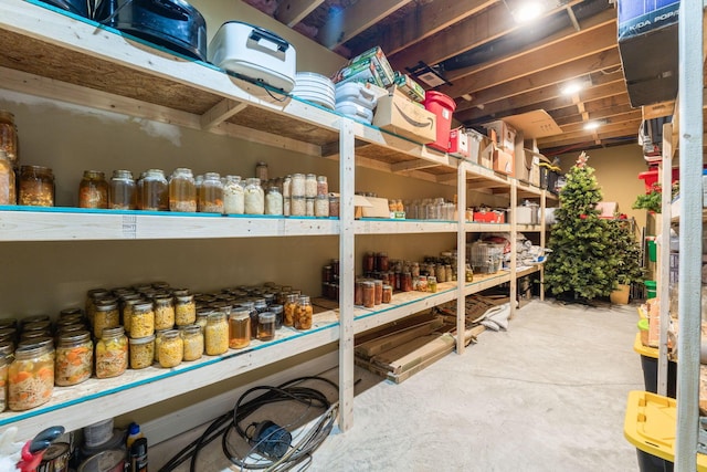 view of storage