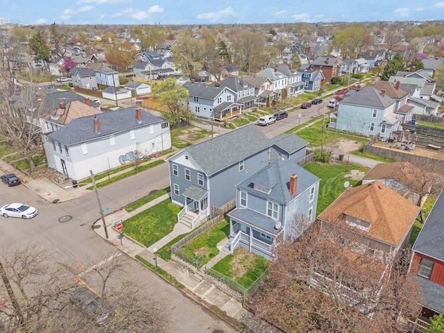 bird's eye view featuring a residential view