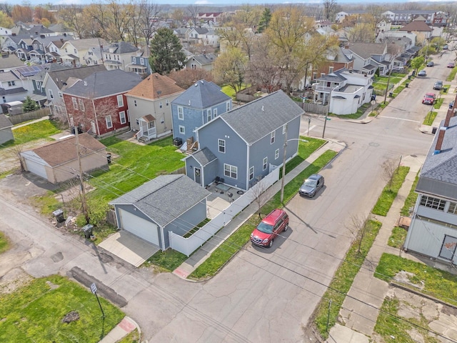 birds eye view of property featuring a residential view