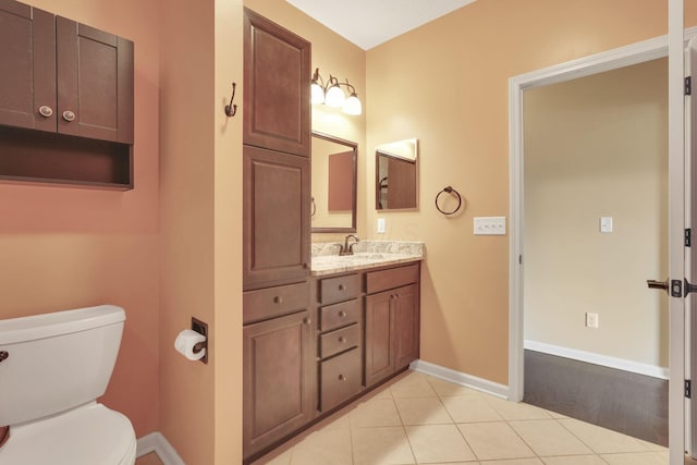 5351 Lilac Ave, Grove City, OH 43123 - bathroom with vanity and tile patterned floors