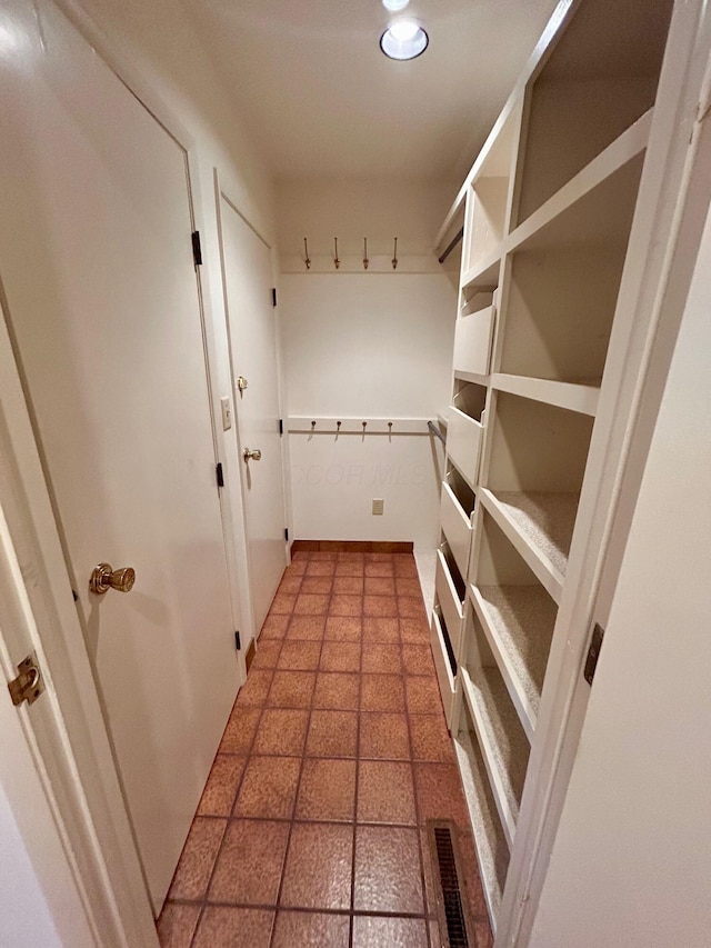 interior space featuring visible vents