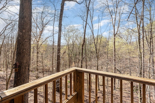 view of deck