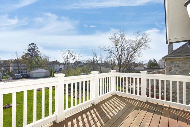 78 N Burgess Ave, Columbus, OH 43204 - deck with a yard