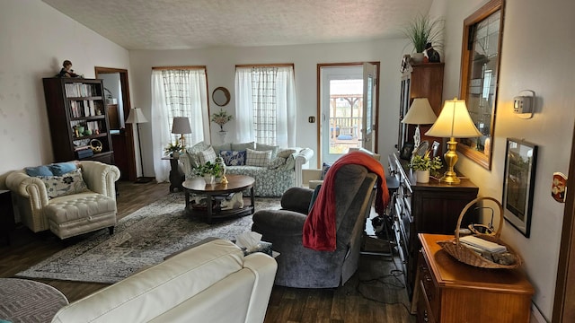 620 Lewis St, Washington Court House, OH 43160 - living area with a textured ceiling and wood finished floors