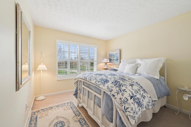 6690 Hermitage Dr, Westerville, OH 43082 - carpeted bedroom with baseboards and a textured ceiling