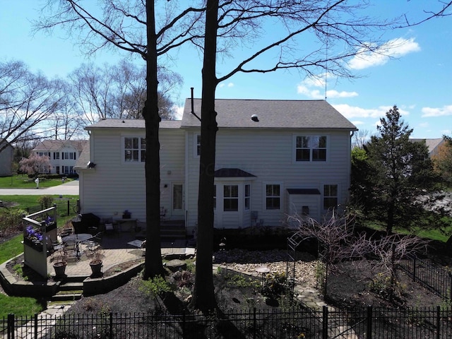 6690 Hermitage Dr, Westerville, OH 43082 - rear view of house featuring a patio area and fence private yard