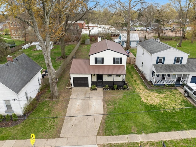 121 Granville St, Pataskala, OH 43062 - drone / aerial view featuring a residential view