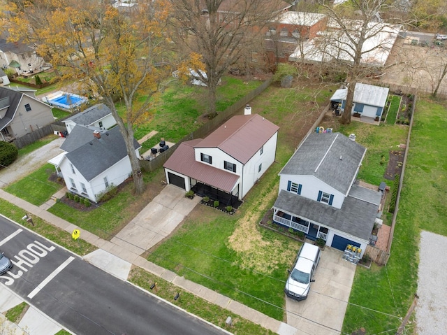 121 Granville St, Pataskala, OH 43062 - bird's eye view featuring a residential view