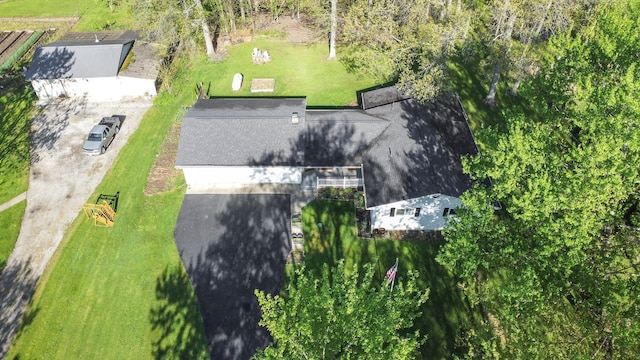 drone / aerial view