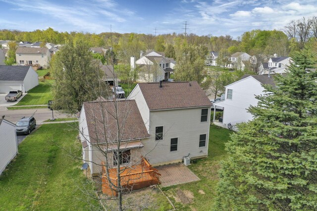 birds eye view of property featuring a residential view