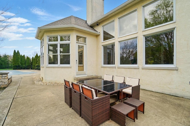 4201 Penrith Ct, Dublin, OH 43016 - view of patio with outdoor dining area