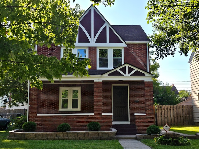 1095 Berkeley Rd, Columbus, OH 43206 - tudor-style house with brick siding and entry steps