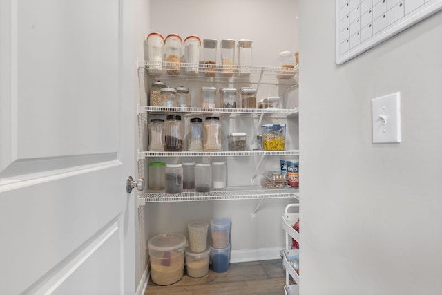 view of pantry