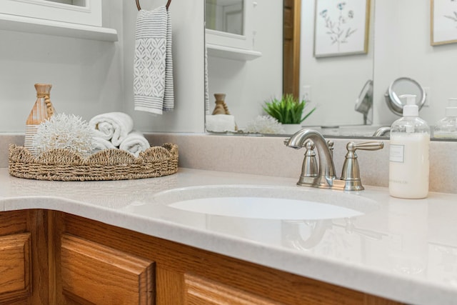 details with vanity