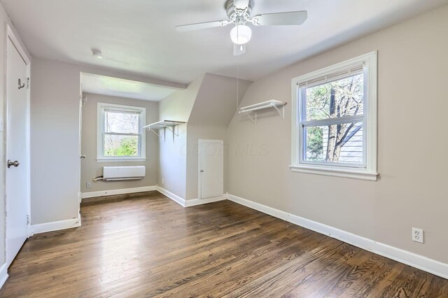 595 Collingwood Ave, Columbus, OH 43213 - bonus room featuring baseboards, a ceiling fan, and wood finished floors