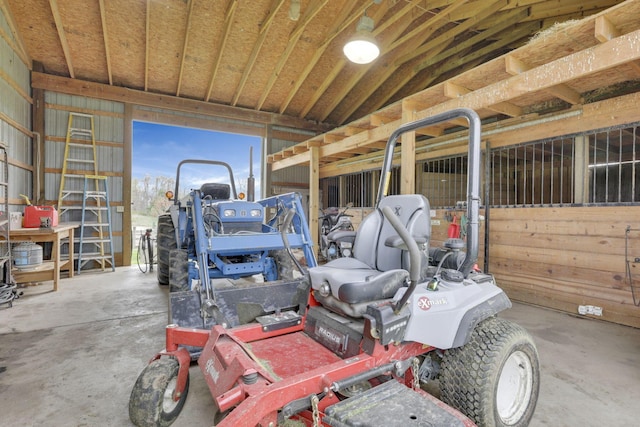 1649 Loudon St, Granville, OH 43023 - interior space featuring unfinished concrete floors