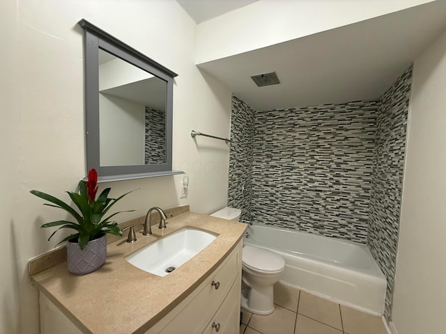 1610 Lafayette Dr Unit 1610, Columbus, OH 43220 - full bath with toilet, tile patterned flooring, vanity, and  shower combination