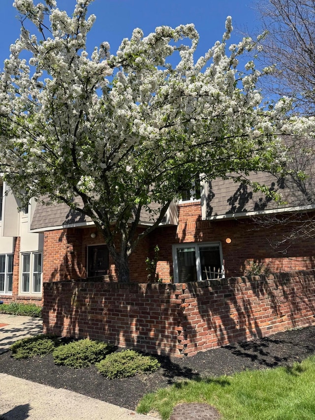 1610 Lafayette Dr Unit 1610, Columbus, OH 43220 - view of side of property featuring brick siding and a shingled roof