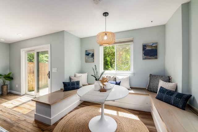 3588 Reed Rd Unit 4, Columbus, OH 43221 - living room featuring wood finished floors and recessed lighting