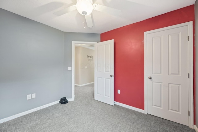 3947 Summerstone Dr, Columbus, OH 43230 - unfurnished bedroom featuring carpet flooring, baseboards, and ceiling fan