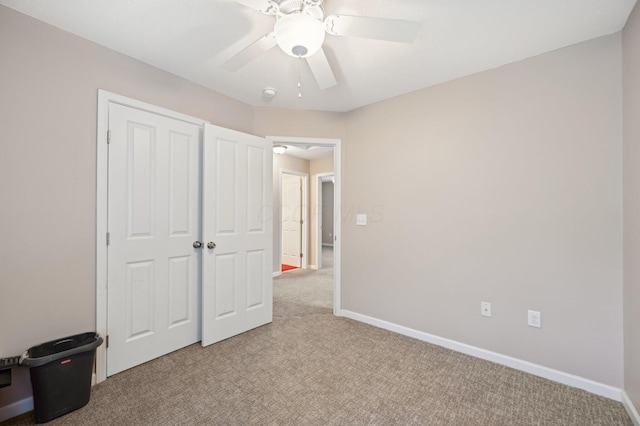 3947 Summerstone Dr, Columbus, OH 43230 - unfurnished bedroom with carpet floors, baseboards, a ceiling fan, and a closet