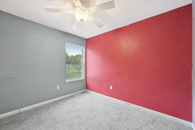 3947 Summerstone Dr, Columbus, OH 43230 - unfurnished room with carpet floors, baseboards, and a ceiling fan
