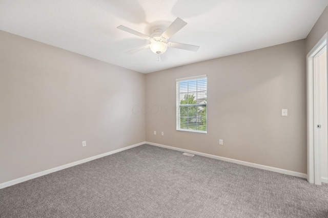 3947 Summerstone Dr, Columbus, OH 43230 - carpeted empty room featuring ceiling fan and baseboards