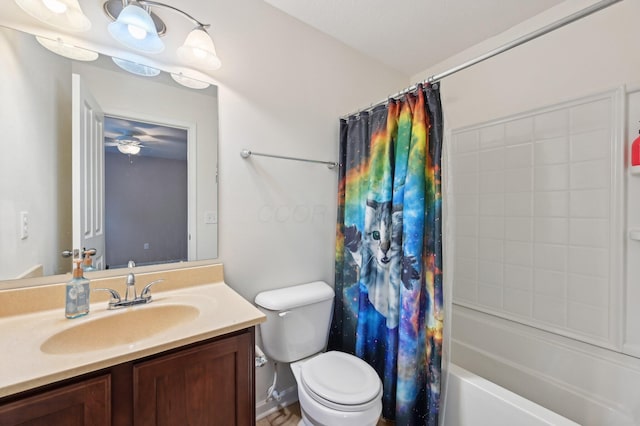 3947 Summerstone Dr, Columbus, OH 43230 - full bath with vanity, toilet, and shower / tub combo