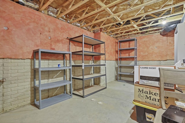view of storage