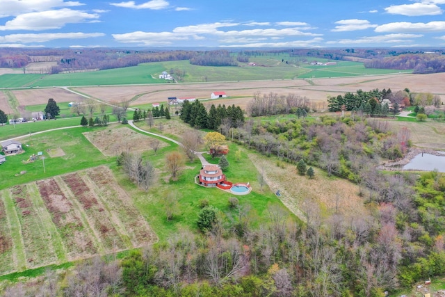 8778 Township Rd 36, Somerset, OH 43783 - birds eye view of property with a rural view