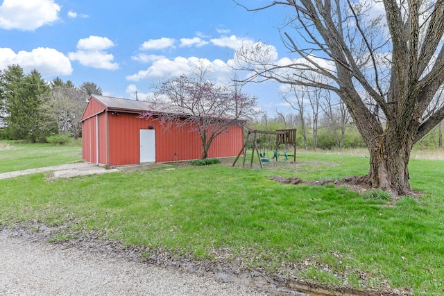 8778 Township Rd 36, Somerset, OH 43783 - view of pole building with a yard