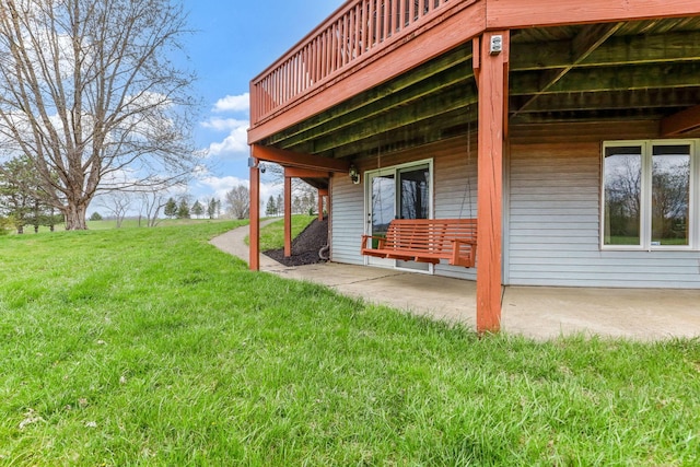 8778 Township Rd 36, Somerset, OH 43783 - view of yard featuring a patio area