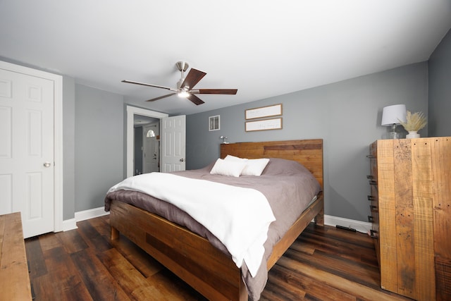 5514 Fairfield Rd, Orient, OH 43146 - bedroom featuring wood finished floors, baseboards, and a ceiling fan