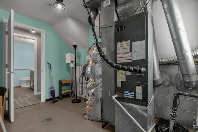 view of utility room