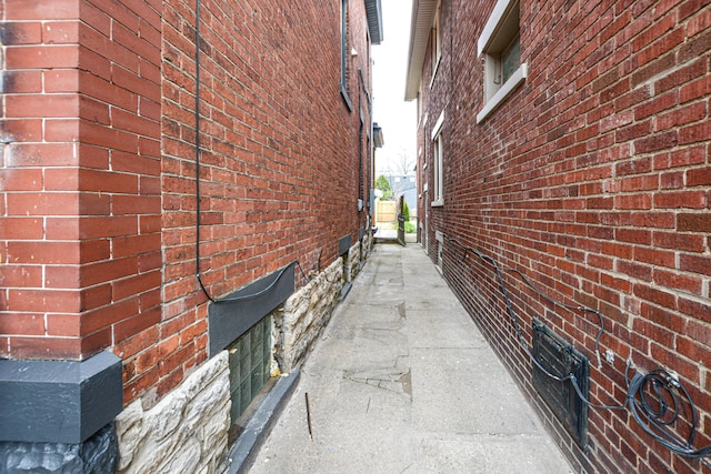 344 E Whittier St, Columbus, OH 43206 - view of home's exterior featuring brick siding