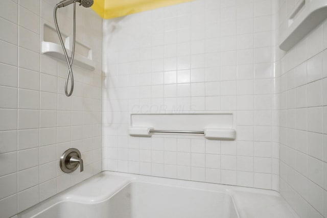 bathroom with a shower