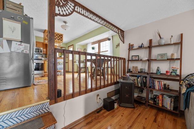 interior space featuring hardwood / wood-style floors