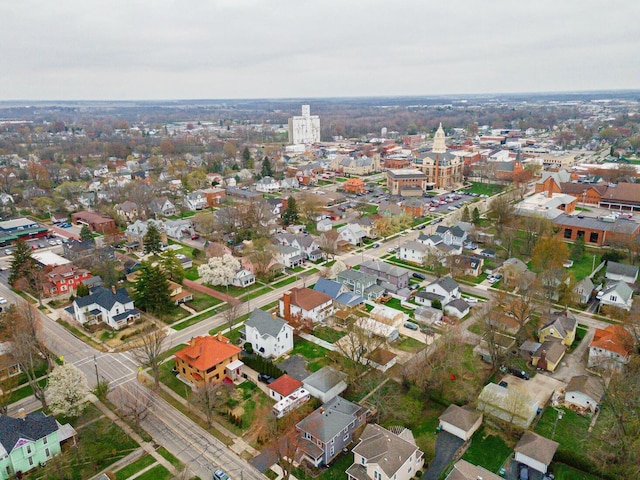 birds eye view of property featuring a residential view