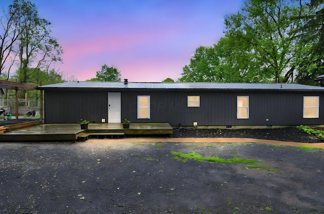 5614 US Highway 42, Mount Gilead, OH 43338 - manufactured / mobile home featuring metal roof and a deck