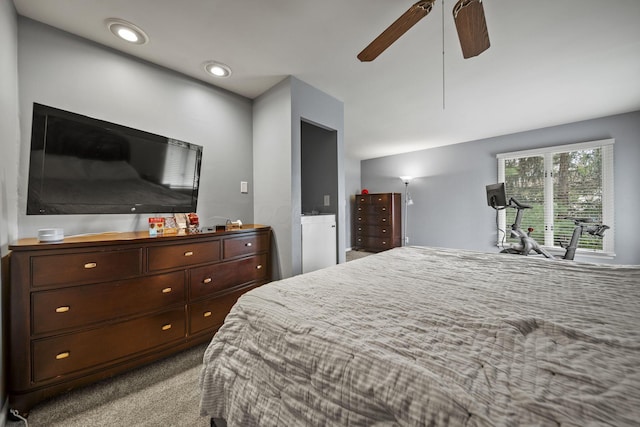 11378 Ann Dr NW, Baltimore, OH 43105 - carpeted bedroom with ceiling fan