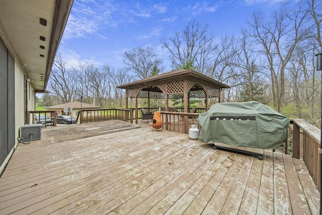 11378 Ann Dr NW, Baltimore, OH 43105 - wooden deck featuring area for grilling