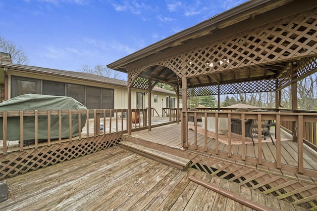 11378 Ann Dr NW, Baltimore, OH 43105 - deck featuring a gazebo