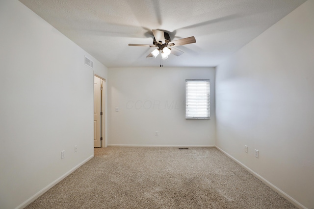 8050 Flint Run Pl, Columbus, OH 43235 - unfurnished room with ceiling fan, carpet flooring, and baseboards
