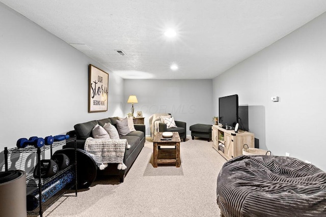 3379 Fishinger Mill Dr, Hilliard, OH 43026 - carpeted living area with recessed lighting