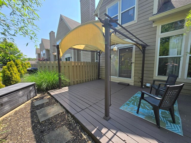 3379 Fishinger Mill Dr, Hilliard, OH 43026 - view of deck
