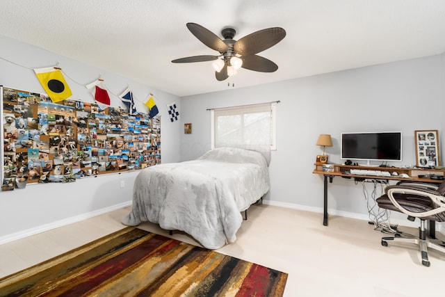 1706 Kinross Ln, Galloway, OH 43119 - bedroom with a ceiling fan