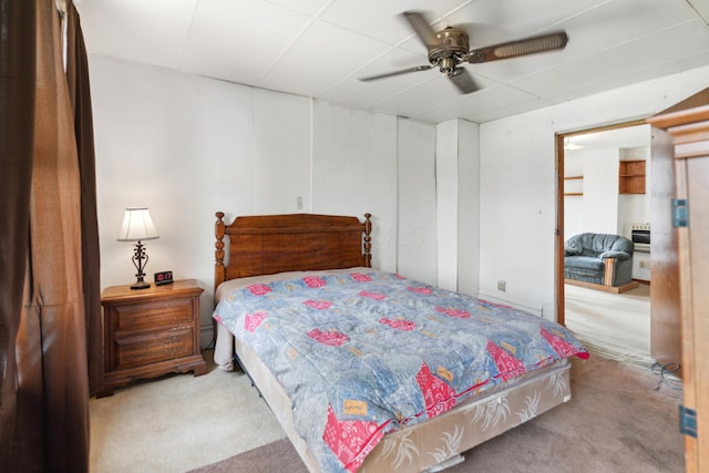 9 S 11th St, Newark, OH 43055 - bedroom with carpet flooring and ceiling fan