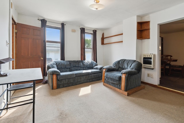 9 S 11th St, Newark, OH 43055 - carpeted living area featuring heating unit