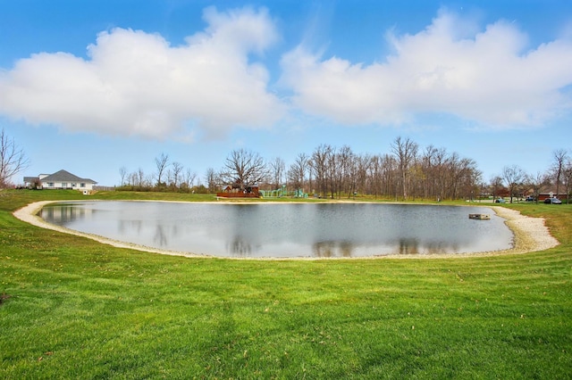 view of water feature