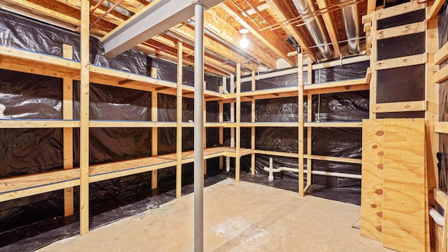 view of storage room